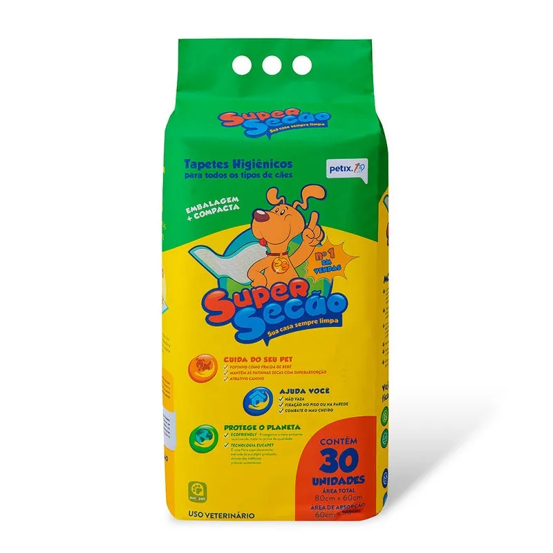 Tapete higiênico Super Secão 30 unidades